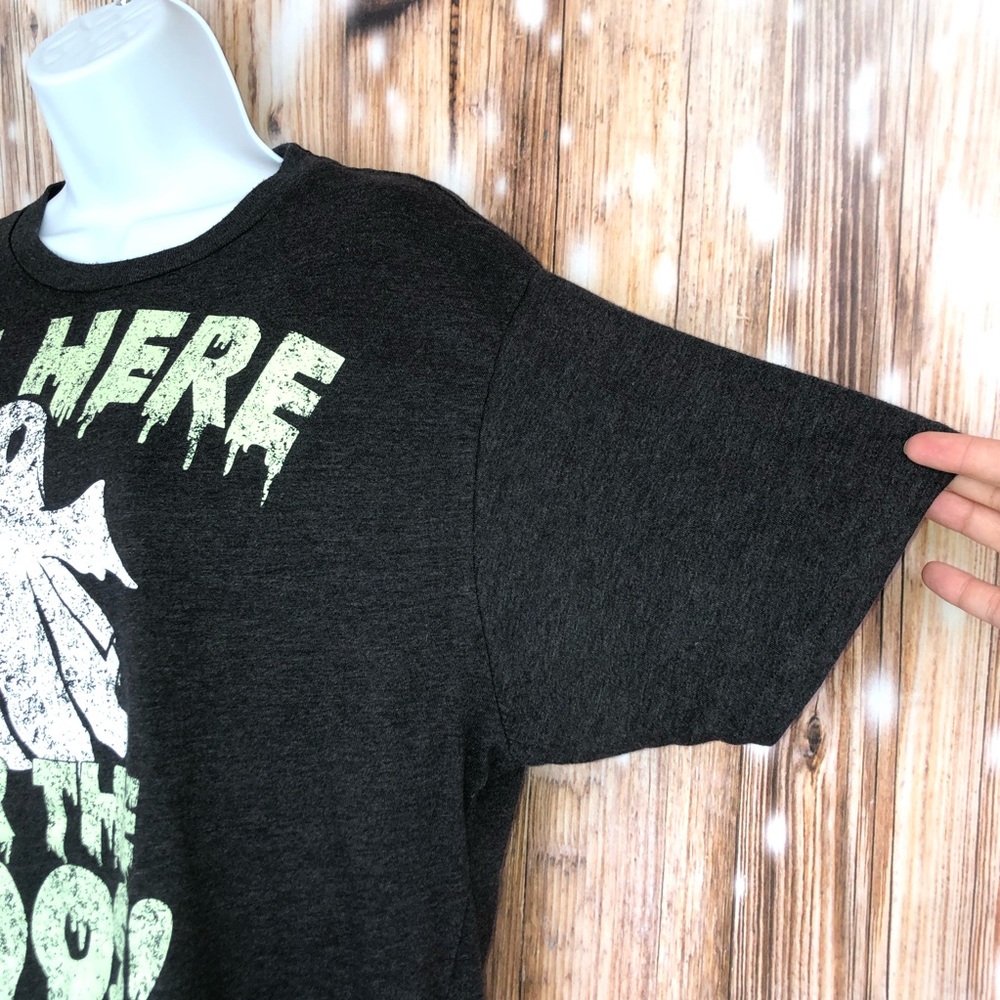 Halloween I’m Here For the Boos Short Sleeve Tee - Picture 4 of 8
